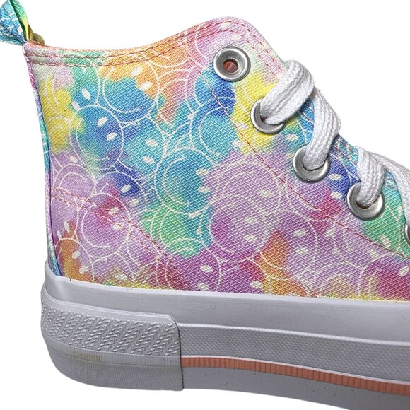 Platform High Top Canvas Sneakers Wonder Nation Little & Big Girls Size 13 & 4 - Picture 3 of 7